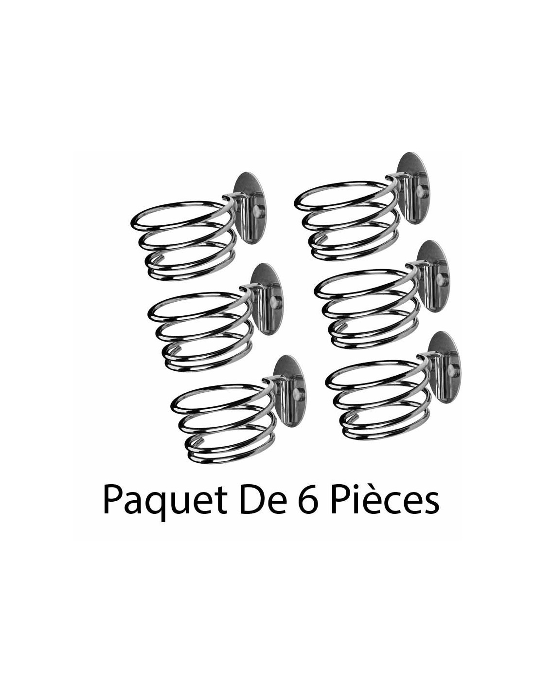 Muurbeugel voor föhn fx24 pak 6 stuks 