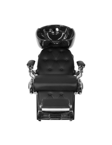 Francesco black shampoo basin