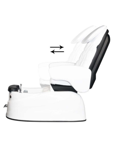 FOTEL PEDICURE SPA AS-122 WHITE Z FUNKCJĄ MASAŻU