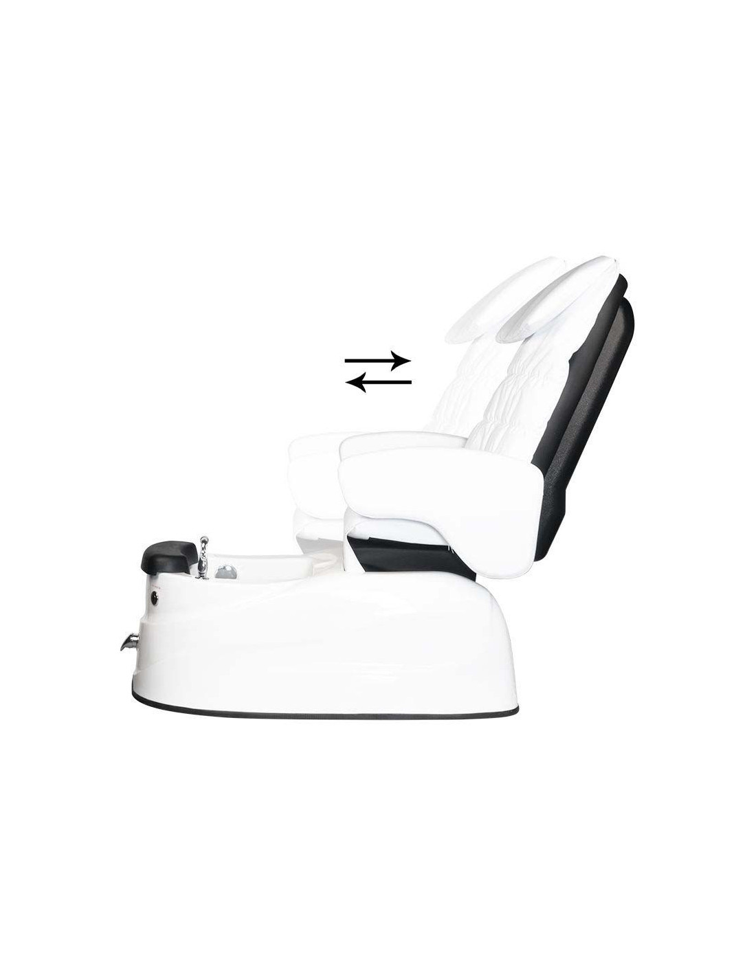 FOTEL PEDICURE SPA AS-122 WHITE Z FUNKCJĄ MASAŻU