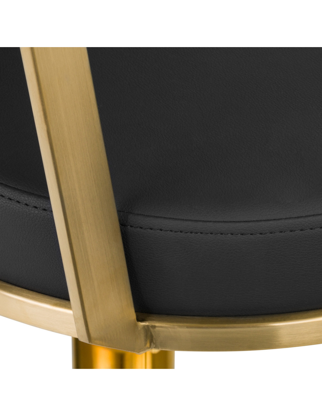 Arras black and gold hairdressing chair {attributes}