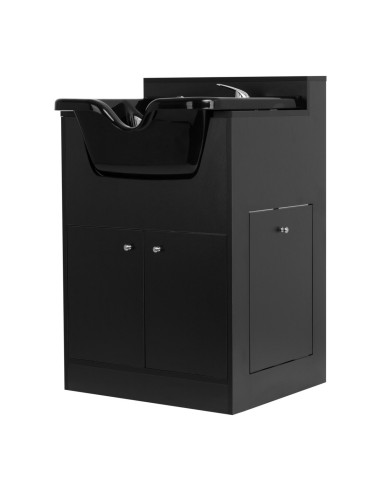 Kappersshampoo wasstation bb06 zwart 