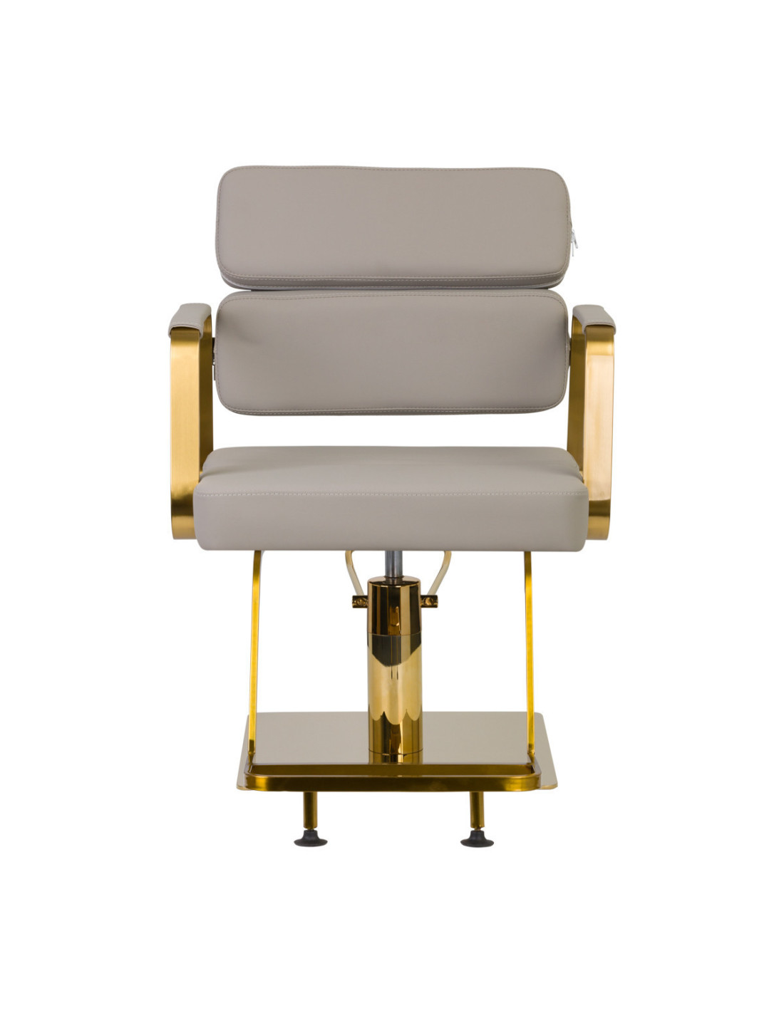 Porto grey gold hairdressing chair {attributes}