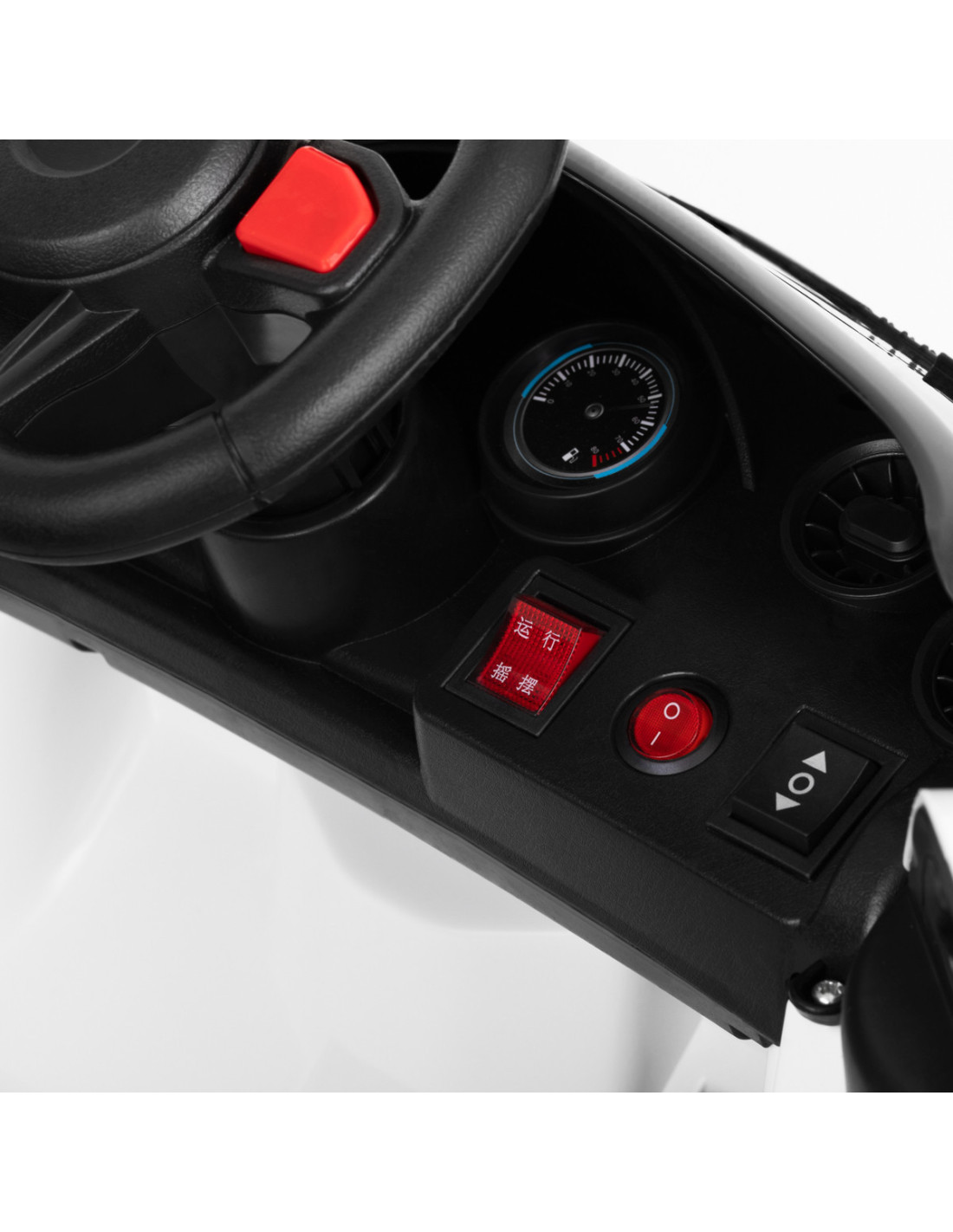 Children's hairdressing chair, white bamboo car