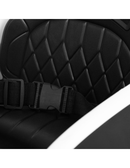 Sillón de peluquería infantil de coche de bambú blanco 