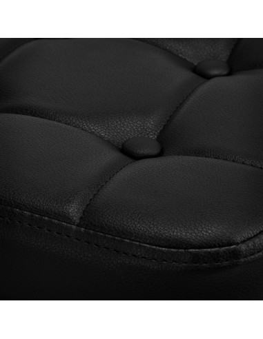 TABORET KOSMETYCZNY M-1645 ZŁOTO CZARNY 