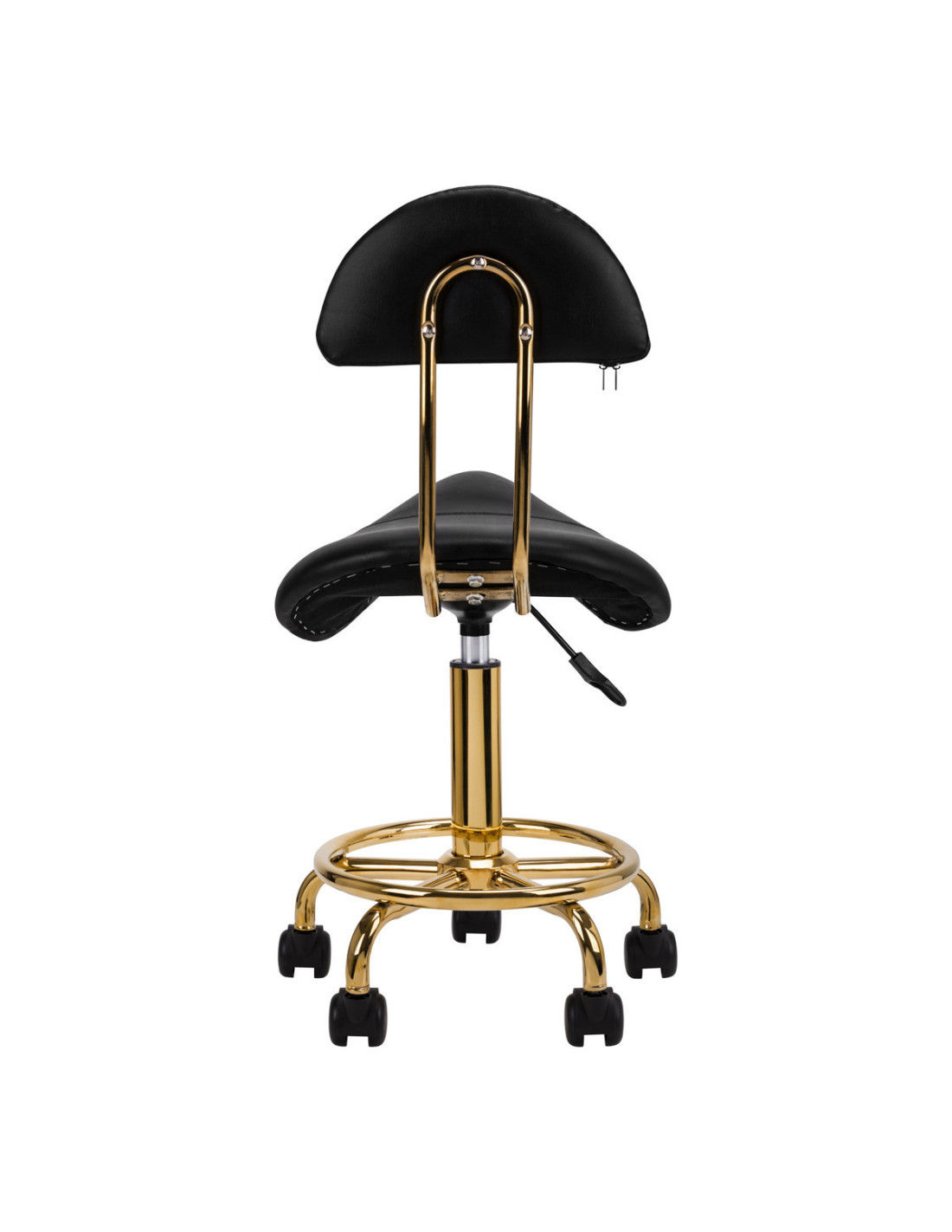 Caster stool 140906 Aesthetic stools 6001g black gold