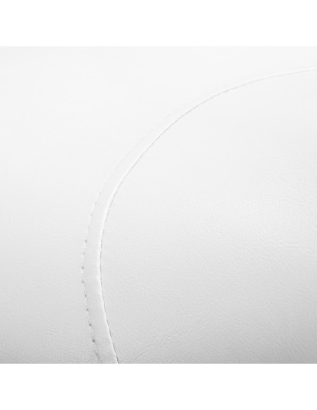 Tabouret roulettes  140907 Tabourets esthétiques 6001g blanc