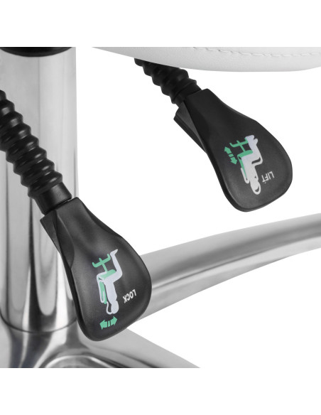 TABURETE KOSMETYCZNY 1004 GIOVANNI BIAŁY