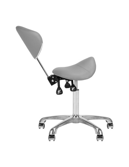 KOSMETYCZNY 1004 TABURETE GIOVANNI SZARY