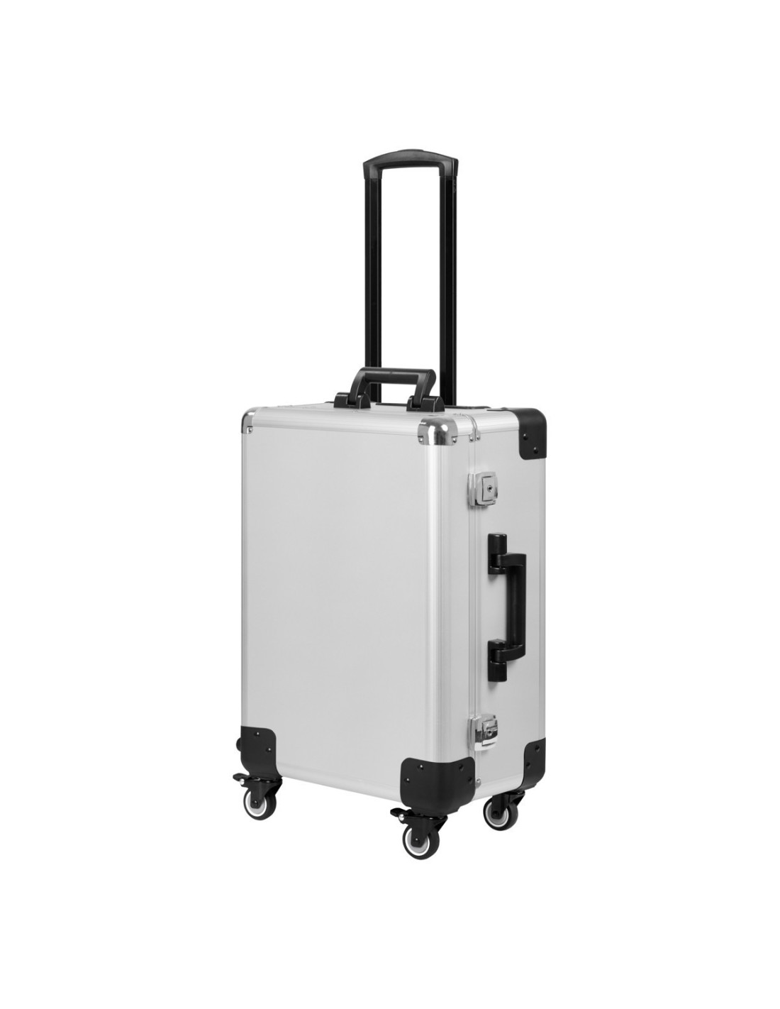 Trolley mit Spiegel und Glühbirnen T-27 Silber