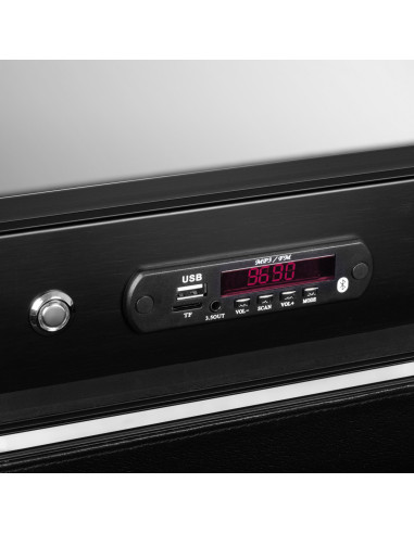 Schminktische Koffer 136922 Tragbare Schminkstationen mit USB-LED-Lautsprechern