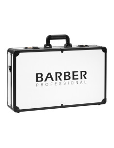 Valise de coiffure barber blanche et noire