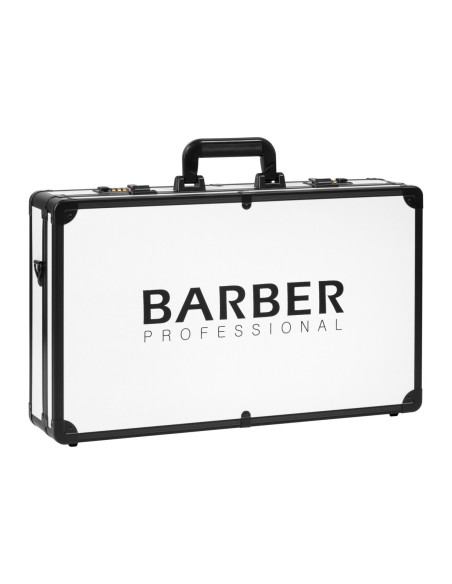 Valise de coiffure barber blanche et noire 