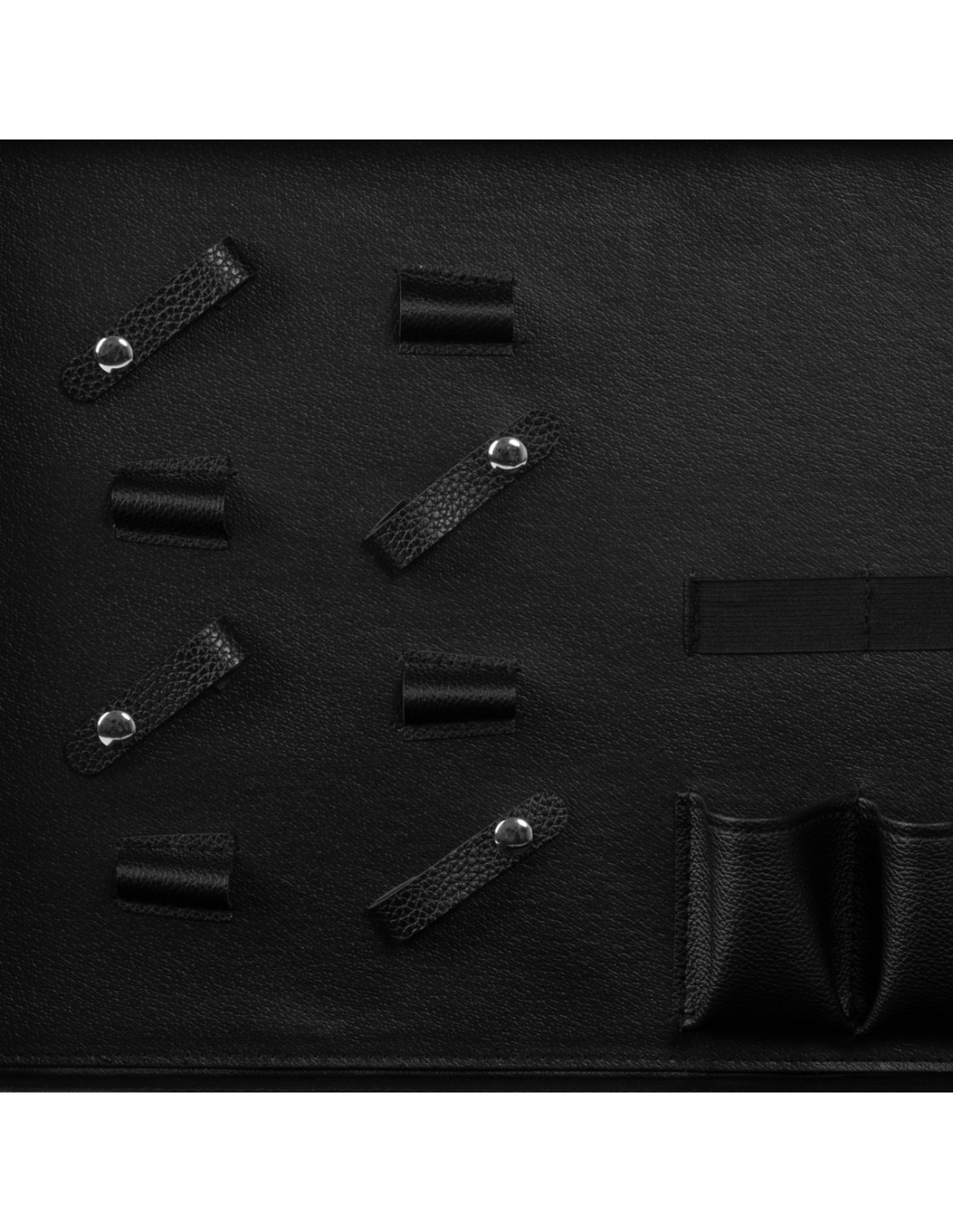 White and black barber hairdressing suitcase