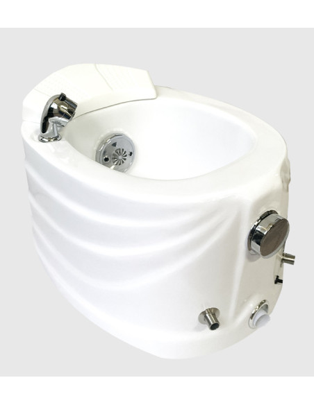 Bassine bain pieds pédicure  00997 Bassine de pédicure Bains pieds spa venis blanc