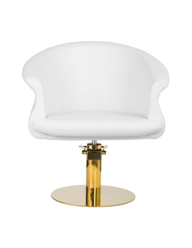 SILLÓN DE PELUQUERÍA GABBIANO VERSAL ORO BLANCO 