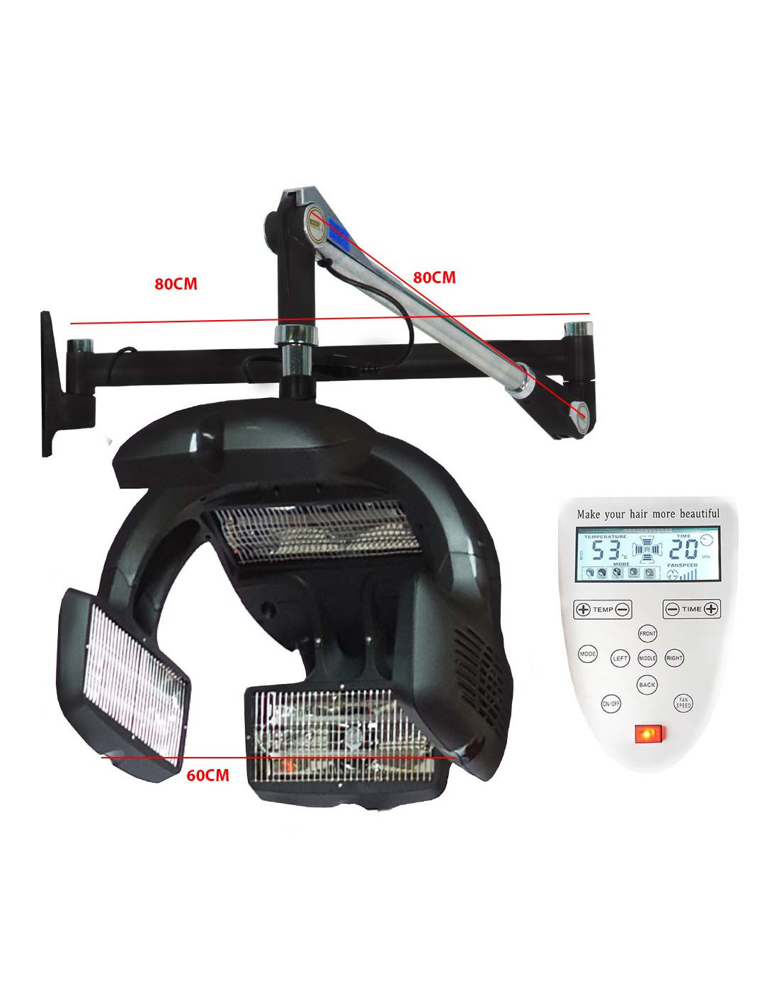 Casque climazon multifonction infra quartz sur bras 