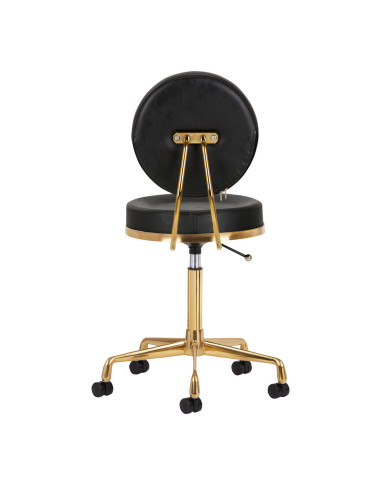 H5 BLACK GOLD COSMETIC STOOL
