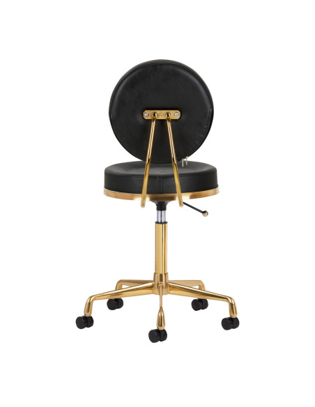 H5 BLACK GOLD COSMETIC STOOL