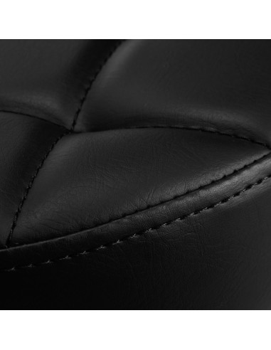 Stool with wheels 140263 Cosmetic stool for pedicure h13 black