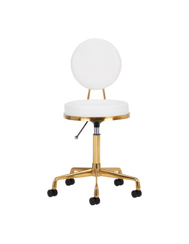 TABURETE COSMÉTICO H5 ORO BLANCO