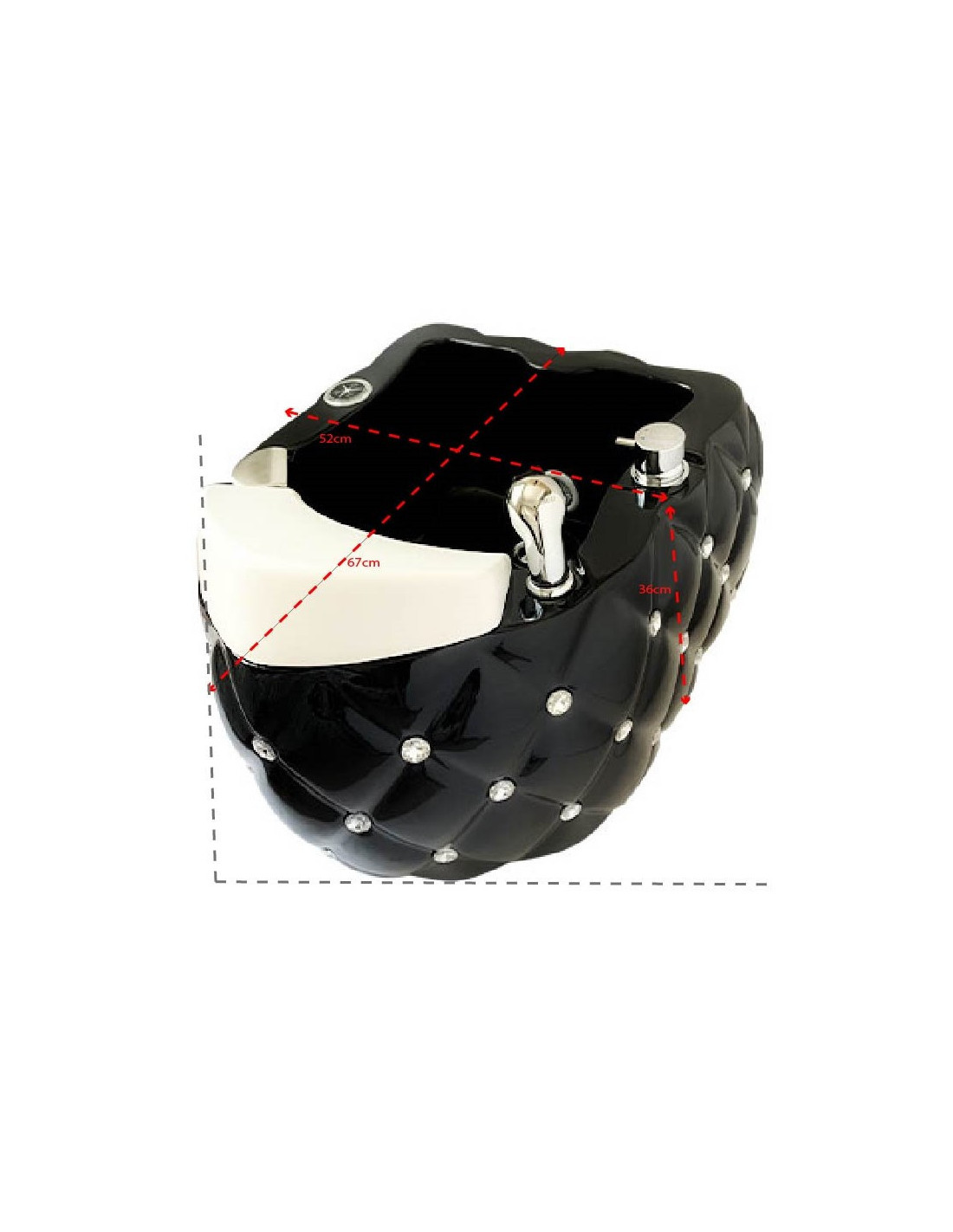 Pedicure Spa Massage Chair 0036986 Pedicure Spa Foot Tub White Diam