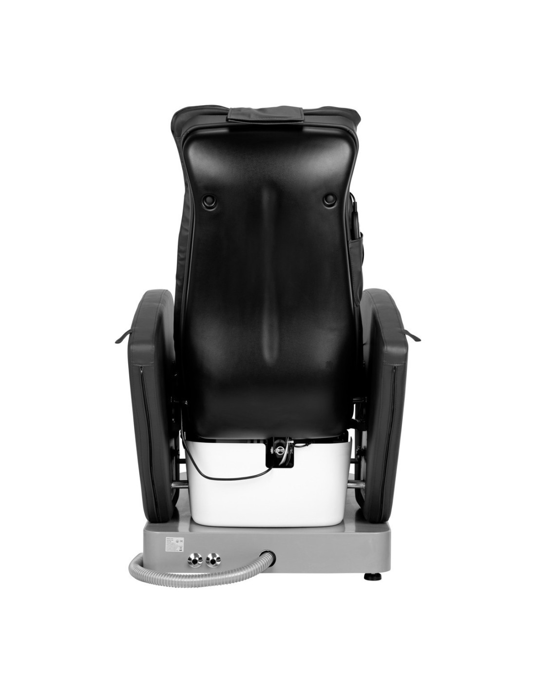 SPA PEDICURESTOEL AZZURRO 016C ZWART MET RUG MASSAGE EN HYDRO MASSAGE