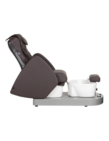 SILLÓN DE PEDICURA SPA AZZURRO 016C MARRÓN CON MASAJE DE ESPALDA E HIDRO MASAJE