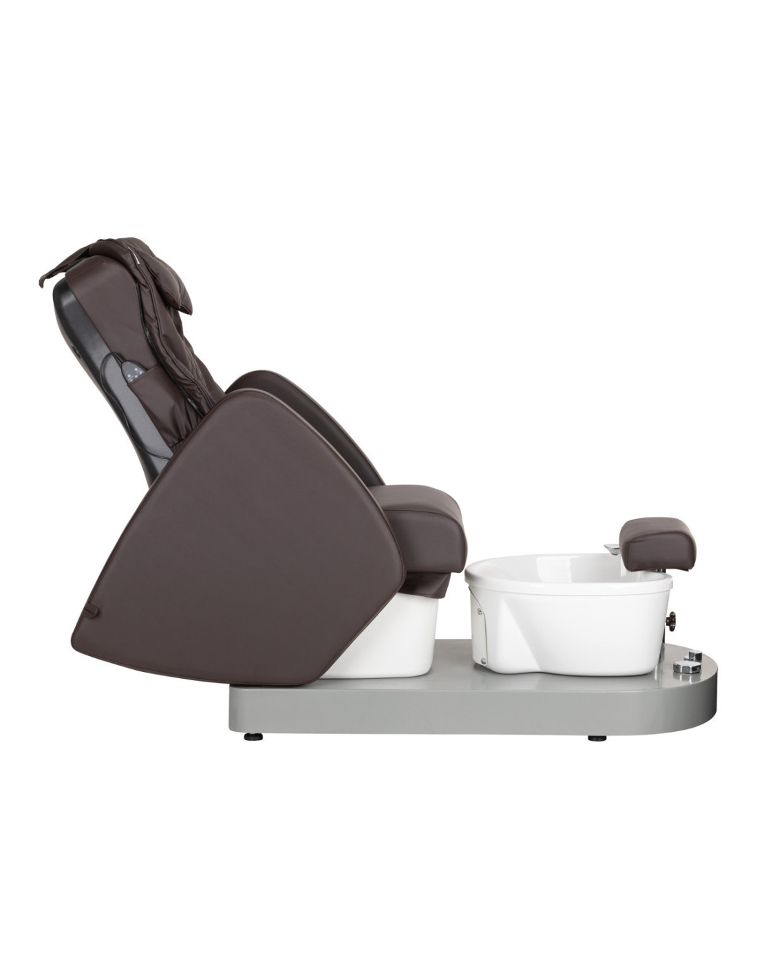 SILLÓN DE PEDICURA SPA AZZURRO 016C MARRÓN CON MASAJE DE ESPALDA E HIDRO MASAJE
