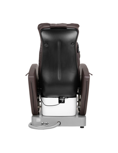 SEDIA PEDICURE SPA AZZURRO 016C MARRONE CON MASSAGGIO ALLA SCHIENA E IDRO MASSAGGIO