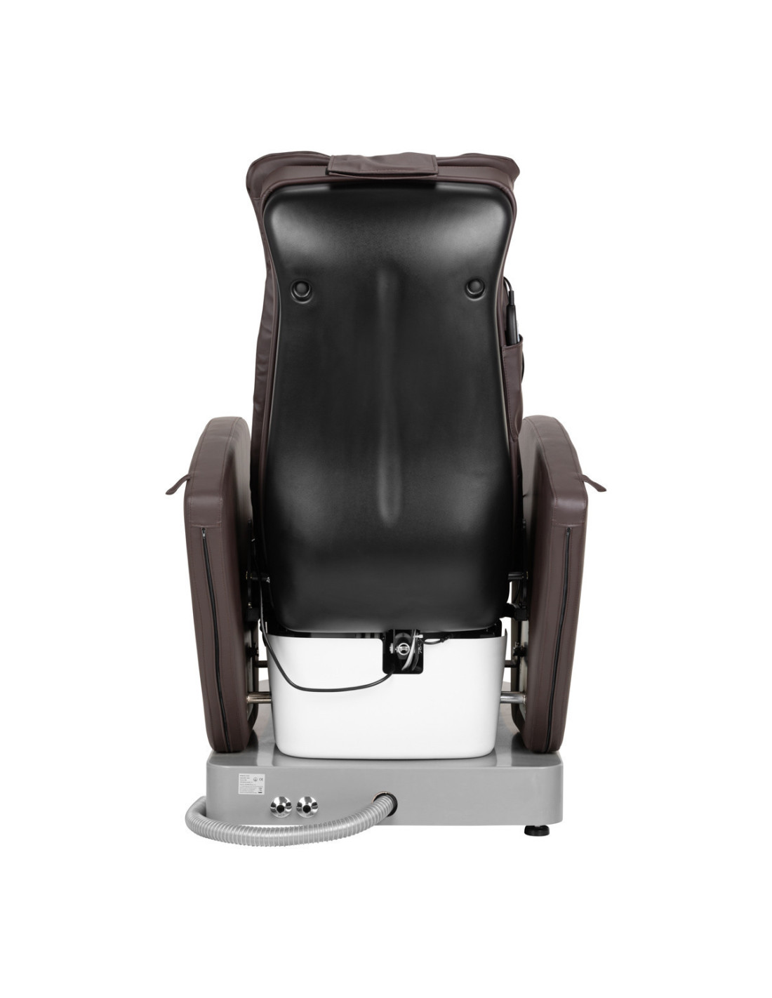 SEDIA PEDICURE SPA AZZURRO 016C MARRONE CON MASSAGGIO ALLA SCHIENA E IDRO MASSAGGIO