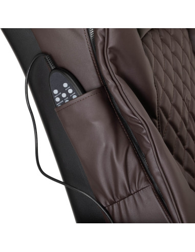 SEDIA PEDICURE SPA AZZURRO 016C MARRONE CON MASSAGGIO ALLA SCHIENA E IDRO MASSAGGIO