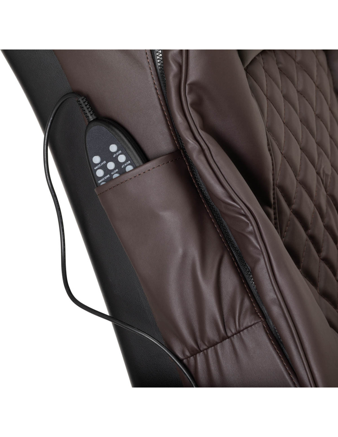 SPA PEDICURESTOEL AZZURRO 016C BRUIN MET RUG MASSAGE EN HYDRO MASSAGE