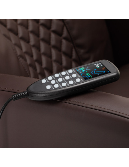 Cadeira de Pedicure Spa com Massagem 142946 CADEIRA SPA PEDICURE MARROM COM MASSAGEM NAS COSTAS E HIDROMASSAGEM MARROM