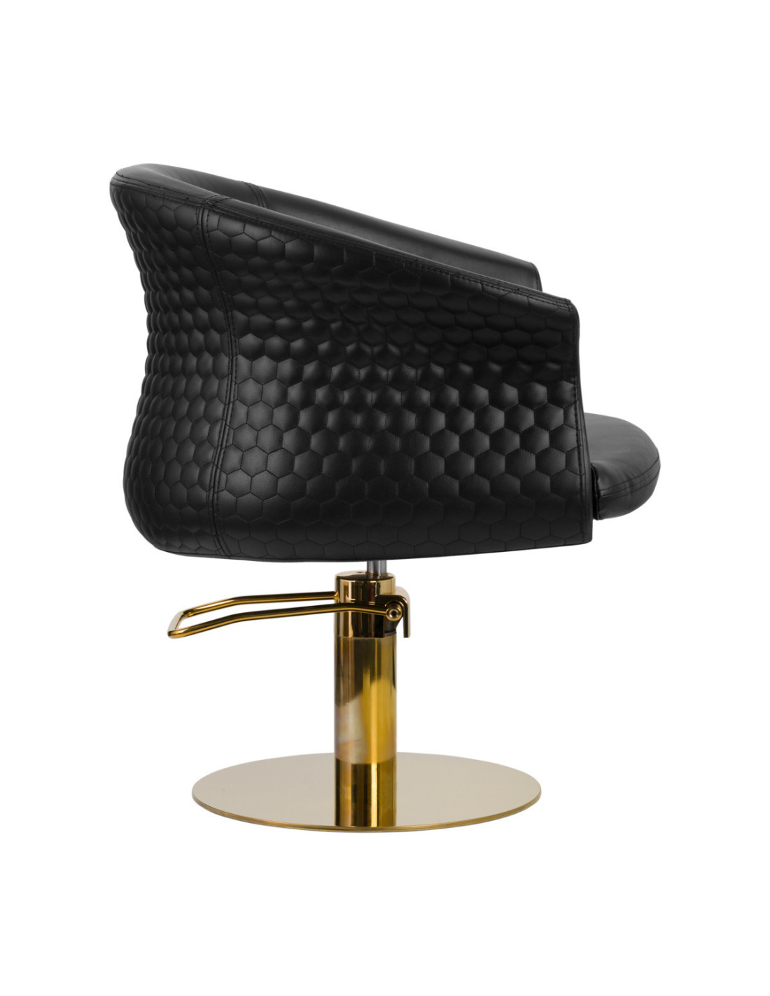FAUTEUIL DE COIFFURE VERSAL OR NOIR 