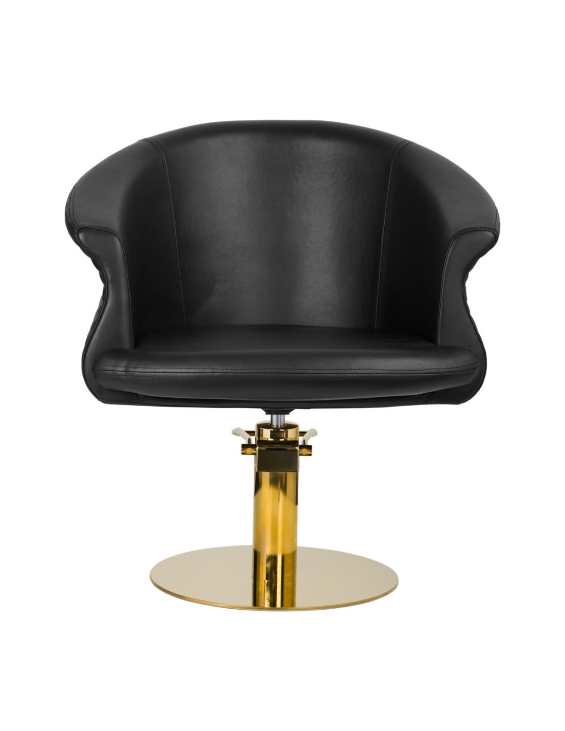 SILLA DE PELUQUERÍA GABBIANO VERSAL ORO NEGRO 