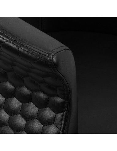 FAUTEUIL DE COIFFURE VERSAL OR NOIR 