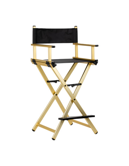 Makeup Chair 123776 Gold aluminum makeup chair