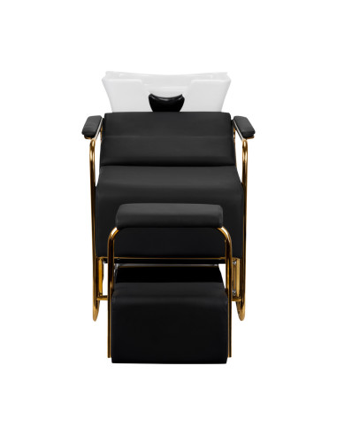 Gabbiano Mayka Black Gold Wash Basin