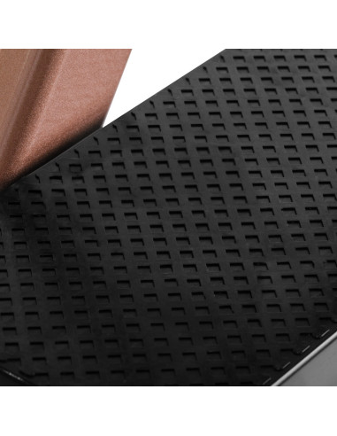 Chaise de maquillage Alu or rose