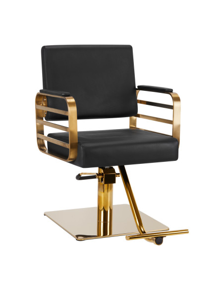 Avila gold-black hairdressing chair {attributes}