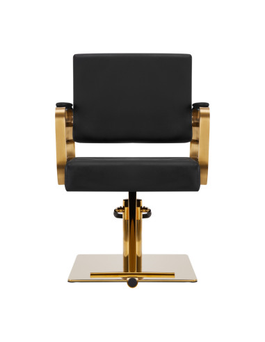 Avila gold-black hairdressing chair {attributes}