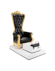 Royal Tron Pedikürestuhl – LED-Hydromassage & Barockdesign