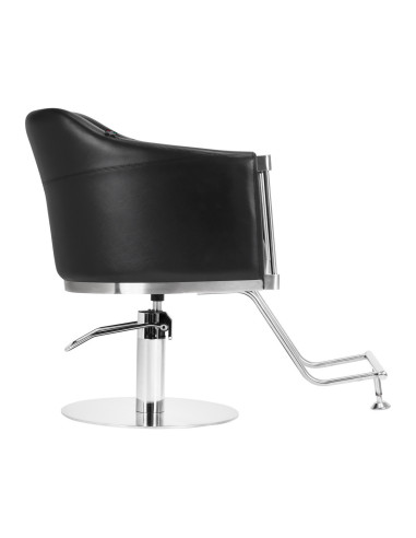Gabbiano Burgos black hairdressing chair {attributes}