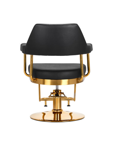 Gabbiano Granada Gold Black Hairdressing Chair {attributes}
