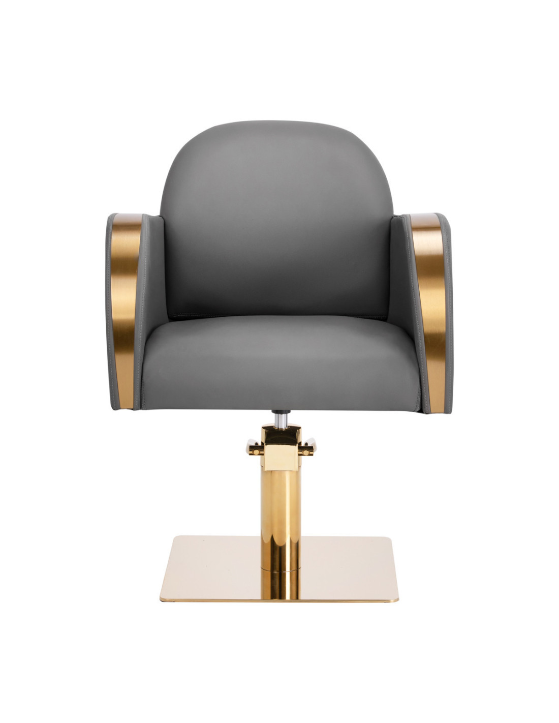 Gabbiano Malaga grey gold hairdressing chair {attributes}