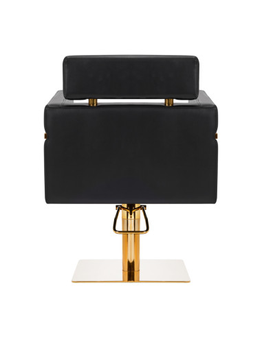 Sillón de peluquería Gabbiano Toledo oro negro 