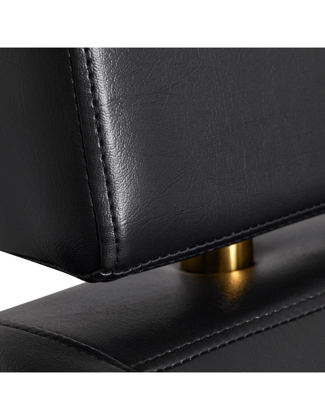 Sillón de peluquería Gabbiano Toledo oro negro 