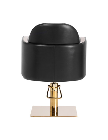 Sillón de peluquería Gabbiano Malaga oro negro 